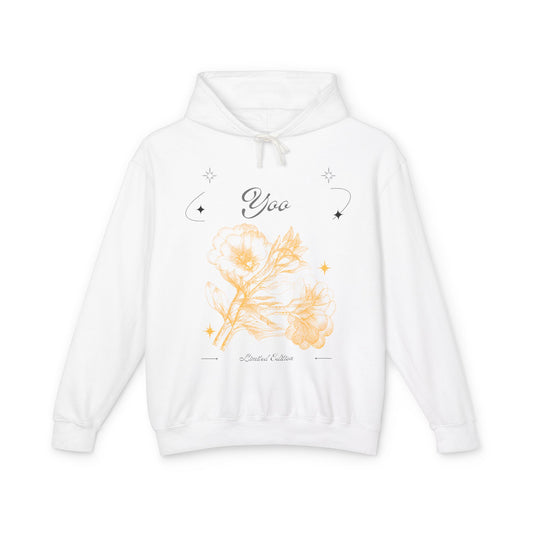 Copy of Golden Floral Unisex Hoodie, Cute Lightweight Sweatshirt, Casual Wear, Gift for Her, Birthday, Nature Lover